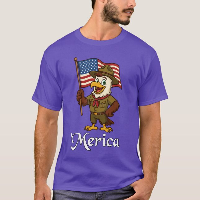 'Merican Eagle Scout T-Shirt (Front)