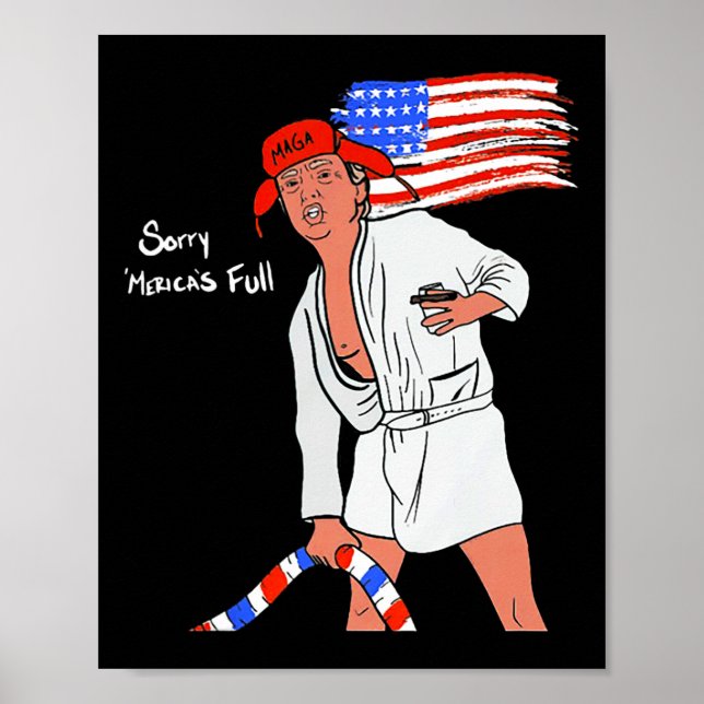 Mericas Full Trump Maga  Poster (Front)