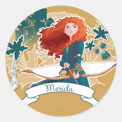 Merida _ Brave Princess Classic Round Sticker