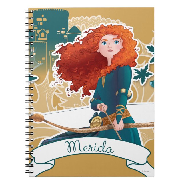 Merida - Brave Princess Notebook (Front)