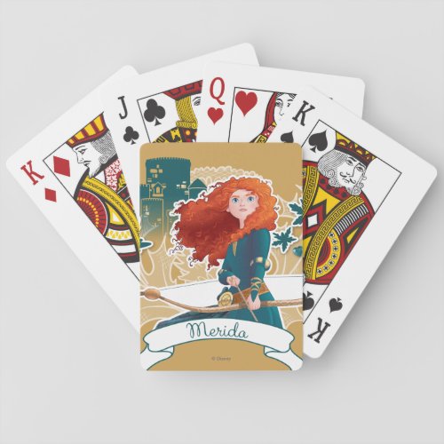 Merida _ Brave Princess Playing Cards