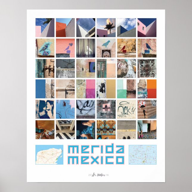 Merida colors & patterns poster (Front)