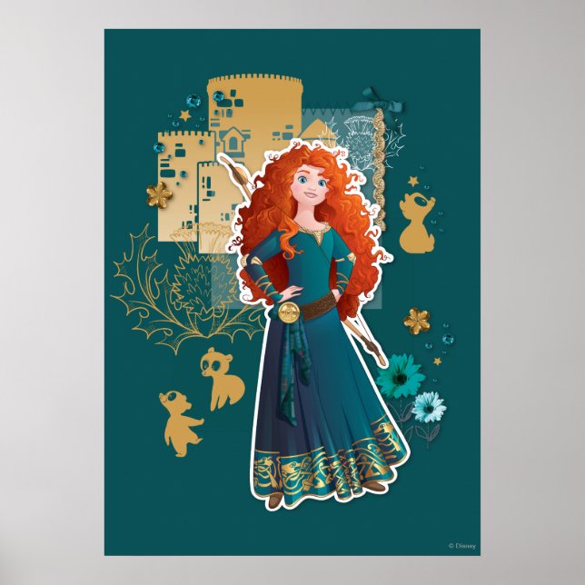 Merida - Confidence Makes Me Brave Poster (Front)