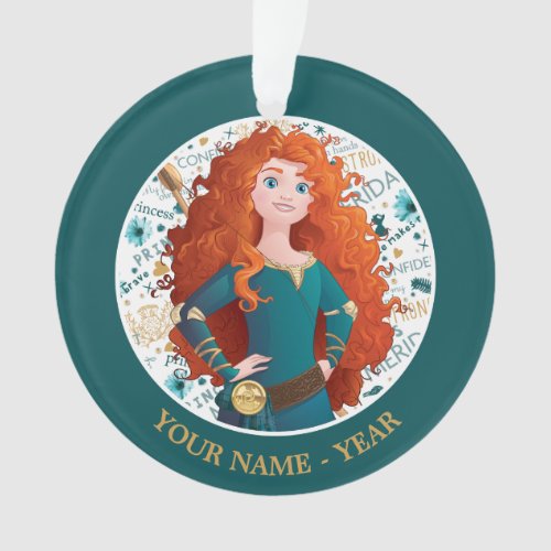 Merida  Hands On Hips Add Your Name Ornament