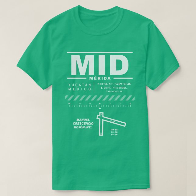 Merida International Airport MID T-Shirt (Design Front)