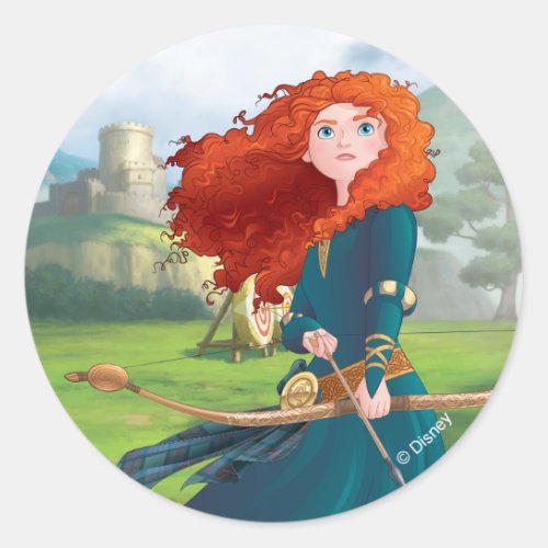 Merida  Lets Do This Classic Round Sticker