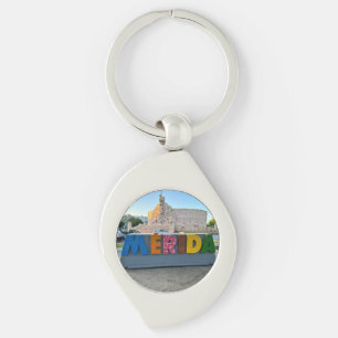 Merida, Mexico - Metal Keychain