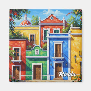 Merida Mexico Travel Magnet