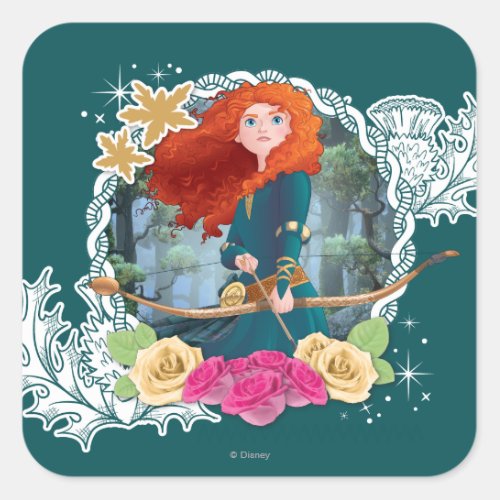 Merida _ My Fate is in my Own Hands Square Sticker