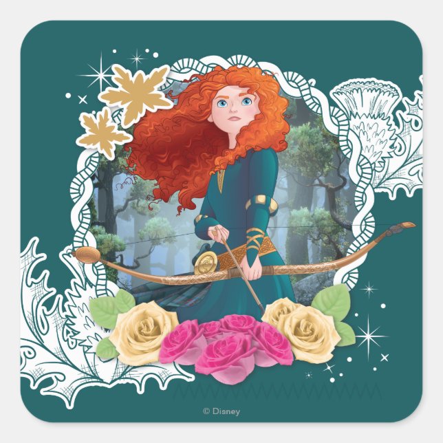 Merida - My Fate is in my Own Hands Square Sticker (Front)