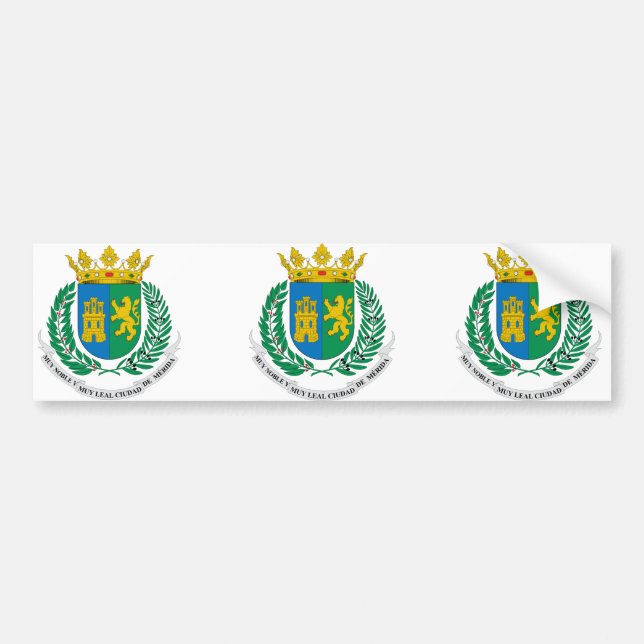 Merida Yucatan, Mexico Bumper Sticker (Front)