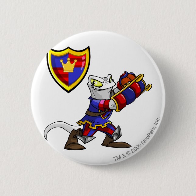 Meridell Team Captain 1 Pinback Button (Front)