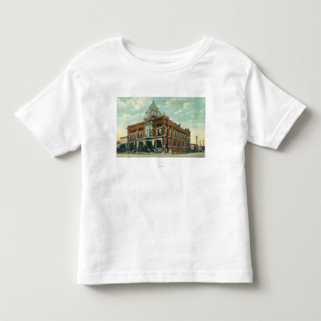 Meridian and Stewart Street Intersection View Toddler T-shirt (Front)