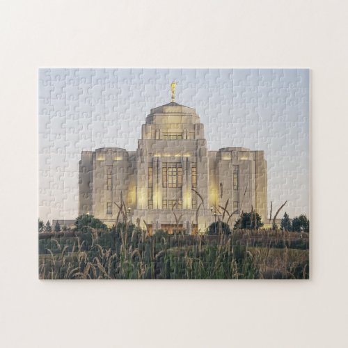 Meridian Idaho Temple Jigsaw Puzzle