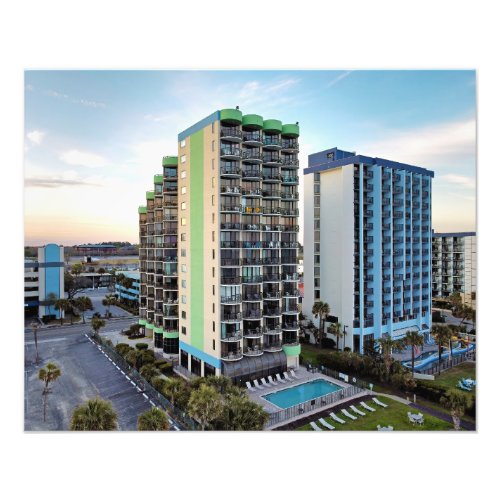 Meridian Plaza Condominium Myrtle Beach Photo Print