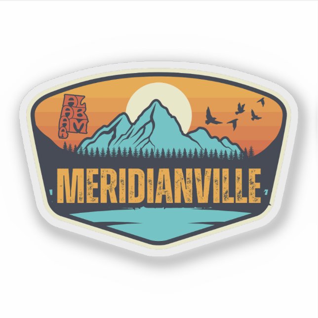 Meridianville, Alabama Sticker (Front)