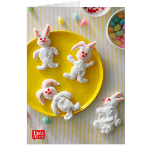 Meringue Bunny Cookies Cards (Front)