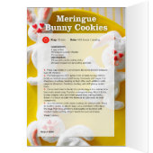 Meringue Bunny Cookies Cards (Inside (Left))
