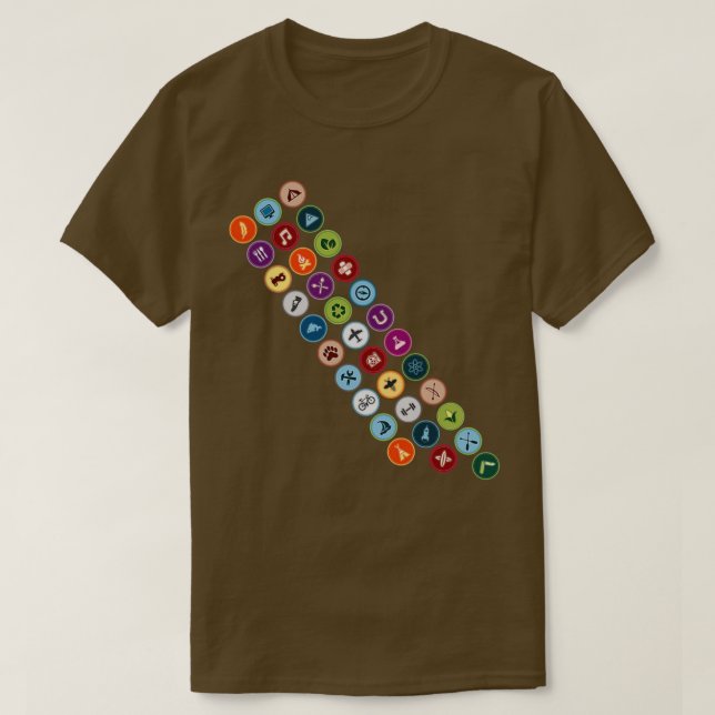 Merit badge sash T-Shirt (Design Front)