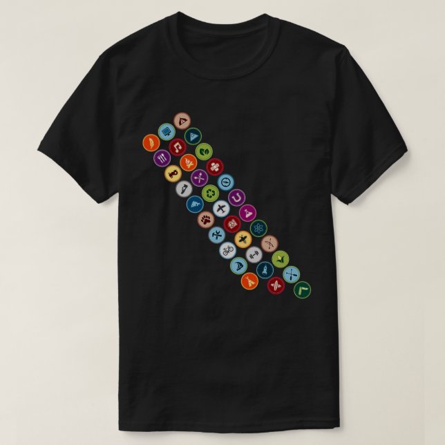 Merit badge sash T-Shirt (Design Front)