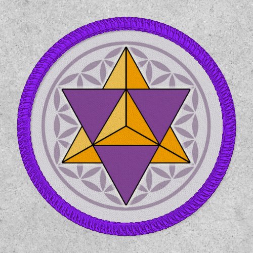 Merkaba and Flower of Life Patch
