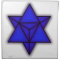 Merkaba Blue Cloth Napk