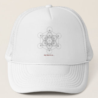 Merkaba, metatrons cube, star tetrahedron  hat
