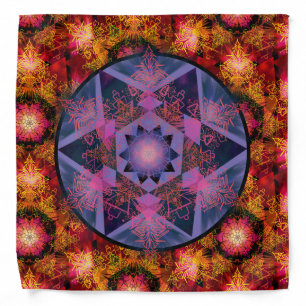 Merkabah Mandala Pattern Bandana