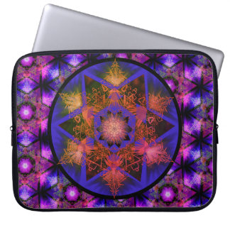 Merkabah Mandala Pattern Laptop Sleeve
