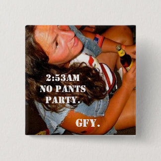 MERKIN FLAIR MARY PINBACK BUTTON