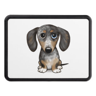 Merle Dapple Dachshund Cute Wiener Dog Hitch Cover