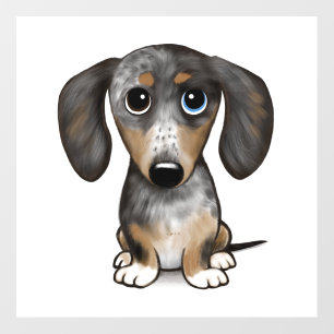 Merle Dapple Dachshund Cute Wiener Dog Wall Decal