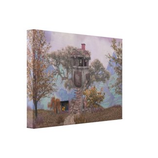 Merle's Treehouse Canvas Print