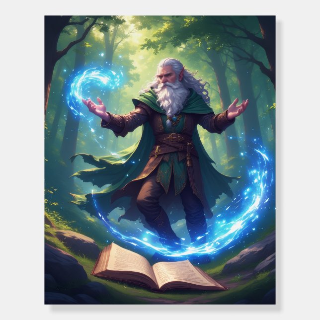 Merlin and His Book of Magic Poster (Front)