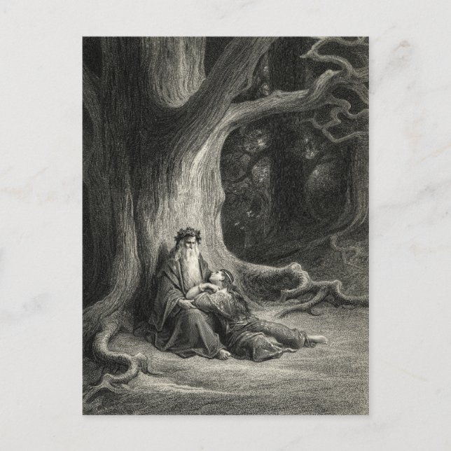 Merlin and Vivien Postcard (Front)