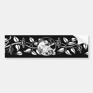 Merlin Art Nouveau fantasy Bumper Sticker