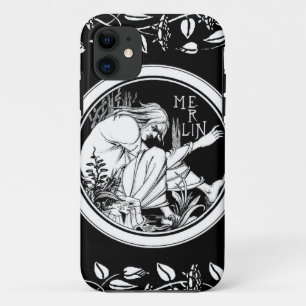 Merlin Art Nouveau fantasy iPhone 11 Case