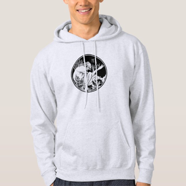 Merlin Art Nouveau fantasy Hoodie (Front)