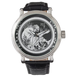 Merlin Art Nouveau fantasy Watch