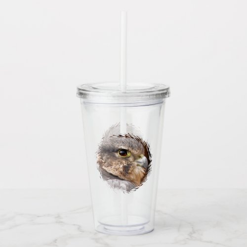 MERLIN FALCON BIRD OF PREY ACRYLIC TUMBLER