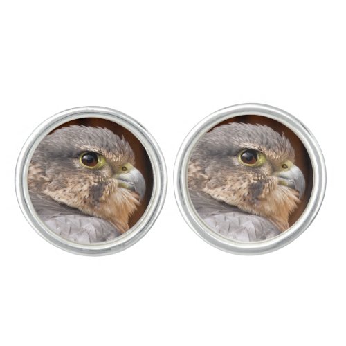 MERLIN FALCON BIRD OF PREY CUFFLINKS