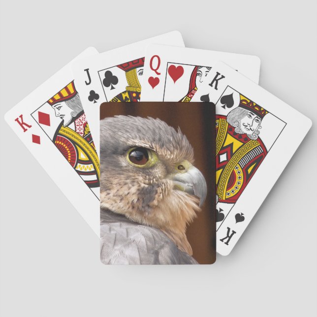 MERLIN FALCON BIRD OF PREY POKER CARDS (Back)