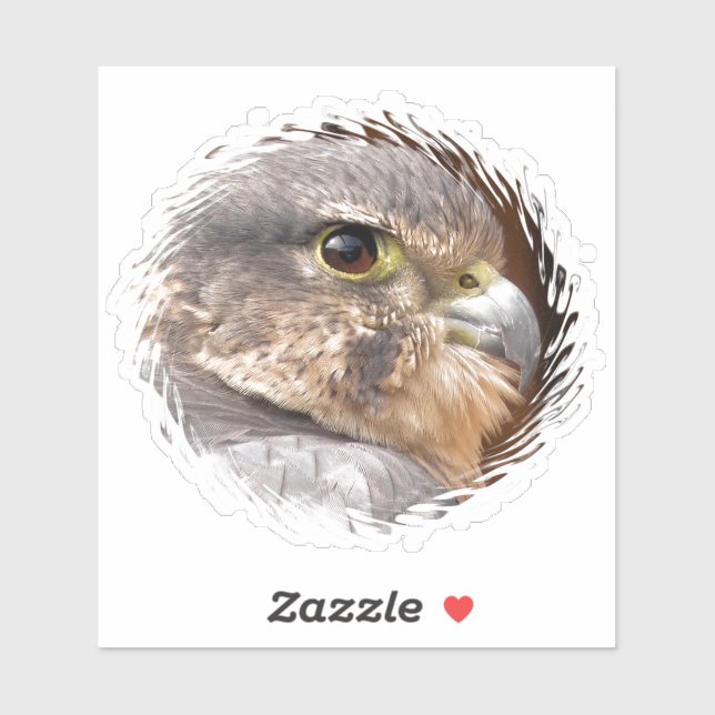 MERLIN FALCON BIRD OF PREY STICKER (Sheet)