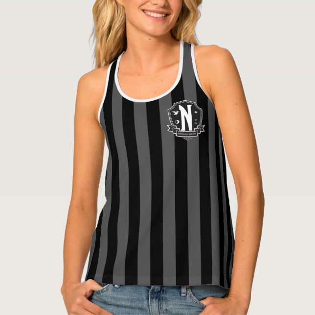 Merlina  nevermore academy  tank top (Front)