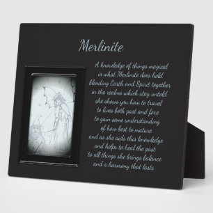 Merlinite Crystal Fairy Plaque