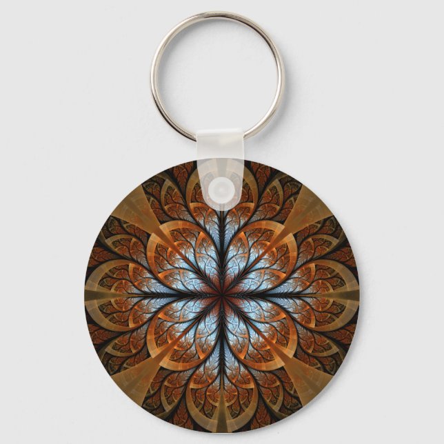 Merlin's Rose Keychain (Front)
