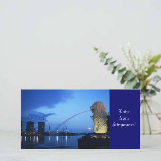 Merlion, Love from Singapore! (Standing Front)