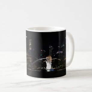 Merlion & Singapore Skyline #1 Mug