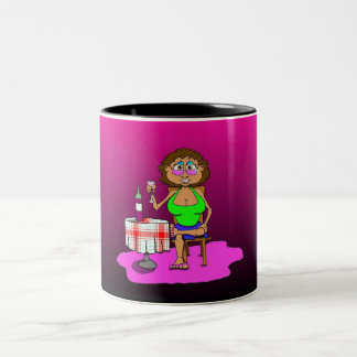 Merlot Lovin Gigi Two-Tone Coffee Mug