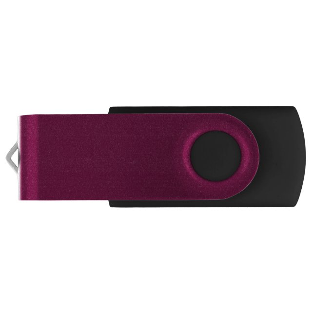 Merlot (solid color)  flash drive (Back)
